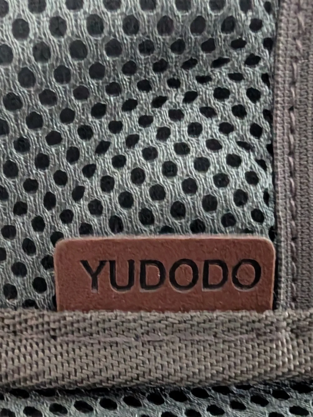 Yudodo Gray Mesh Pet Carrier